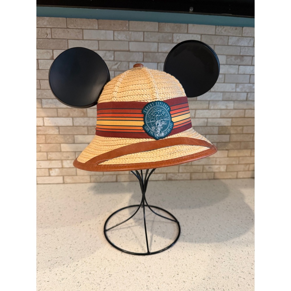 Disney Ears Hat Safari Mickey Explorer Wicker